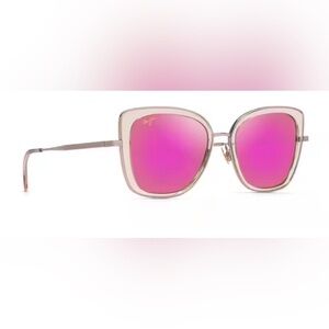 Maui Jim Rose-Tinted Square Sunglasses